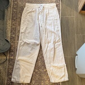 Women’s striped linen pants